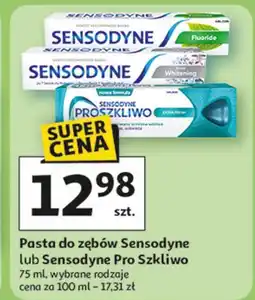 Auchan Pasta do zębów extra fresh Sensodyne Pro Szkliwo Intensywna Odbudowa Szkliwa oferta