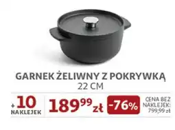 Auchan Garnek żeliwny 22 cm Kitchenaid oferta