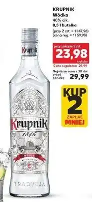 Kaufland Wódka Krupnik Premium oferta