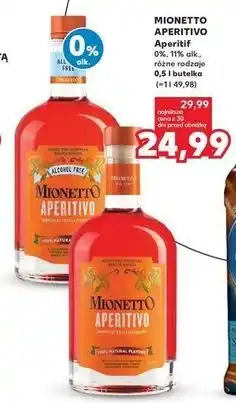 Kaufland Vermouth Mionetto Aperitivo Free oferta