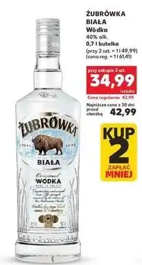 Kaufland Wódka Żubrówka Biała oferta
