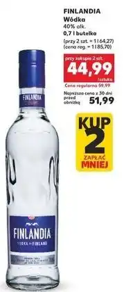 Kaufland Wódka Finlandia Vodka Of Finland oferta