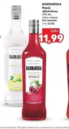 Kaufland Likier 21% Barmańska Limonka Z Miętą oferta