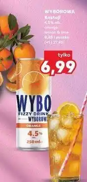 Kaufland Drink lemon & lime Wyborowa Fizzy oferta