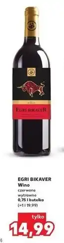 Kaufland Wino Egri Bikaver Red Dry oferta