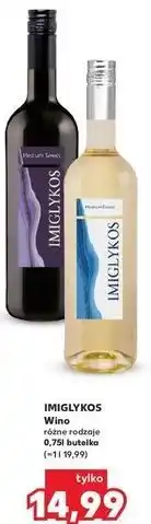 Kaufland Wino białe Imiglykos oferta