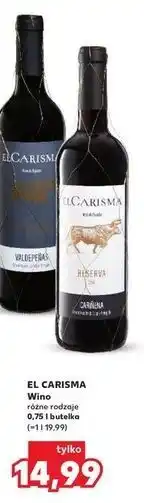Kaufland Wino El Carisma Reserva oferta
