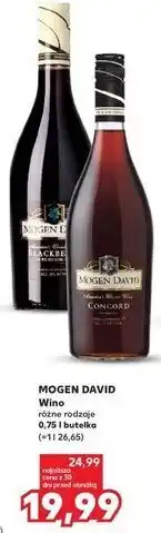 Kaufland Wino Mogen David Blackberry oferta