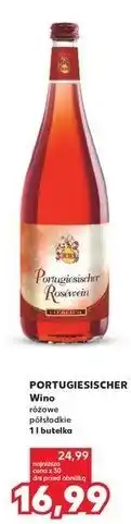 Kaufland Wino rózowe półsłodkie Portugiesischer oferta