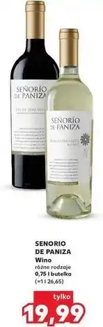 Kaufland Wino Senorio De Paniza Bianco oferta
