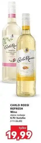 Kaufland Wino Carlo Rossi Botanicals Elderflower Rose oferta