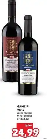 Kaufland Wino półwytrawne Gamziri Khareba oferta