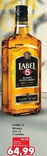 Kaufland Whisky Label 5 oferta