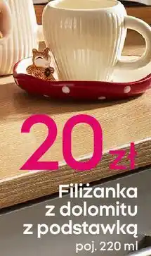 Pepco Filiżanka z podstawką 220 ml oferta