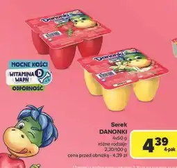 Carrefour Serek wanilia Danone Danonki oferta