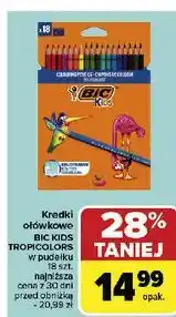 Carrefour Market Kredki ołówkowe tropicolor Bic Kids oferta