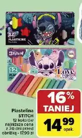 Carrefour Market Plastelina kolorowa stitch oferta