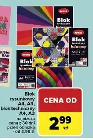 Carrefour Market Blok techniczny kolorowy a3 10 kartek Rexus oferta