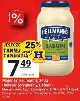 Hitpol Majonez Hellmann's Unilever oferta