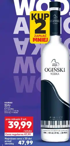 Kaufland Wódka Ogiński oferta