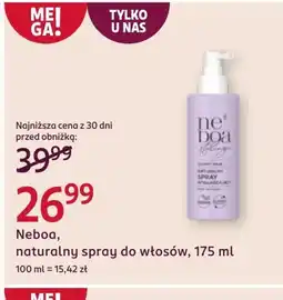 Rossmann Spray do włosów Neboa oferta