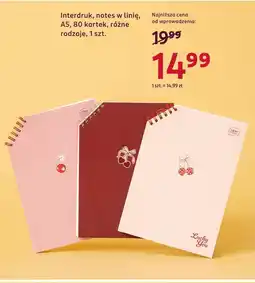 Rossmann Notes Interdruk oferta