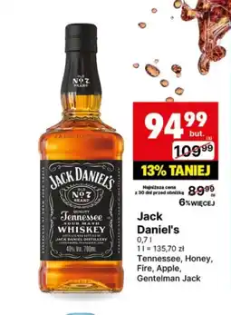 Delikatesy Centrum Whiskey Jack Daniel's oferta