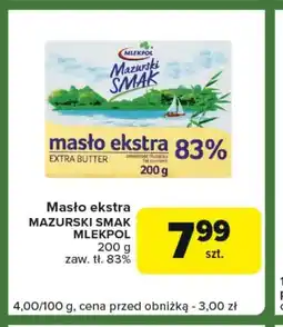 Carrefour Express Masło Mazurski Smak oferta