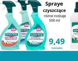 Triomen Spraye czyszczące Sanytol oferta