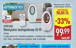 ALDI Wentylator bezłopatkowy Ambiano oferta