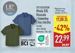 ALDI Koszula męska UP2FASHION Moda XXL oferta