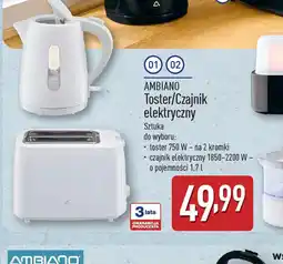 ALDI Toster/czajnik elektryczny Ambiano oferta