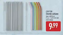 ALDI Słomki szklane Crofton oferta