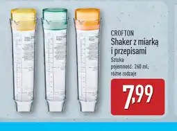 ALDI Shaker z miarką i przepisami Crofton oferta
