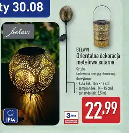ALDI Belavi Orientalna dekoracja metalowa solarna oferta