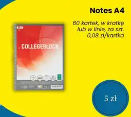 Tedi Notes A4 oferta