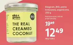 Rossmann Ekogram, BIO, pasta kokosowa, organiczna oferta