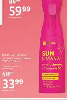 Rossmann Spray ochronny spf50 Hiskin Sun Protector oferta