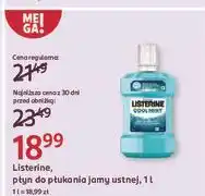 Rossmann Płyn do płukania ust Listerine Cool Mint oferta