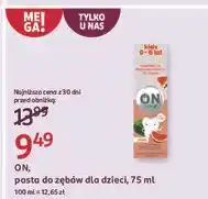 Rossmann Wegańska pasta do zębów arbuz 0-6 Nature On oferta