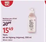 Rossmann Żel do higieny intymnej geranium i żurawina Yope oferta