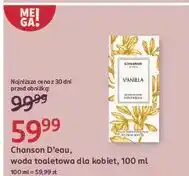 Rossmann Woda toaletowa Chanson D'eau Vanilla oferta