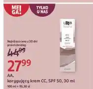 Rossmann Krem korygujący cc spf 50 02 medium Aa Laab oferta