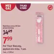 Rossmann Pędzel do nakładania różu For Your Beauty oferta