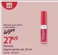 Rossmann Błyszczyk do ust 350 pink to berry Rimmel Thrill Seeker oferta