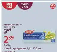 Rossmann Torebki spożywcze 1.4 l Rubin Licht oferta