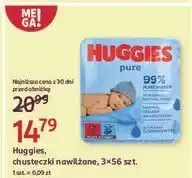 Rossmann Chusteczki nawilżane extra care Huggies Pure oferta