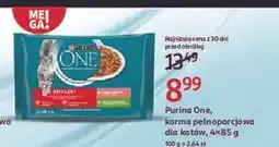 Rossmann Karma dla kota sterilcat łosoś z marchewką + indyk fasolą Purina One oferta