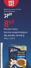 Rossmann Karma dla kota dorsz tuńczyk Purina Felix Soup Original oferta