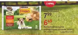 Rossmann Karma dla psa wołowina kurczak i jagnięcina w galaretce Purina Friskies oferta